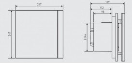 Бытовой вентилятор Soler&Palau Silent 300 CZ Silver Design 3C осевой серебро 5210624100