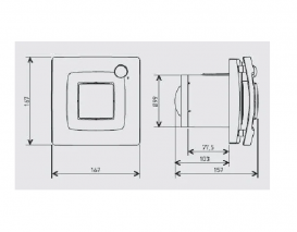 Бытовой вентилятор Soler&Palau Silent Dual 100 осевой белый 5210640600