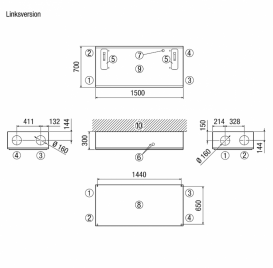 Центральные приточно-вытяжные установки WS 300 Flat KBL 0095.0145