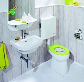 Чаша дитячого унітазу Jika Baby вертикальний випуск білий H8220370000001