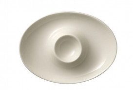 Чаша для яєць з вбудованим блюдцем Villeroy & Boch Stella Hotel Ø12,5 см преміум фарфор білий 16-3272-1951