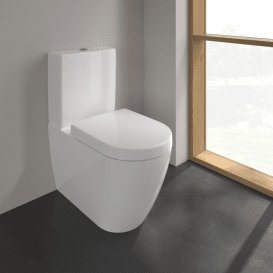 Чаша унитаза-компакта Villeroy & Boch Subway 2.0 37х70 см санитарная керамика альпийский белый 5617R001