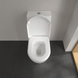 Чаша унитаза-компакта Villeroy & Boch Subway 2.0 37х70 см санитарная керамика альпийский белый 5617R001