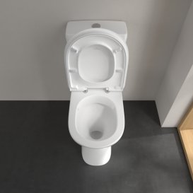 Чаша унитаза-компакта Villeroy & Boch ViCare 36х68 см санитарная керамика CeramicPlus альпийский белый 4620R0R1