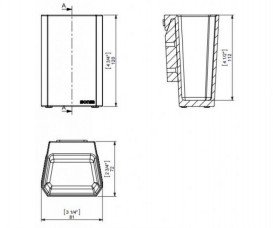 Cтакан для зубных щеток Sonia S4 настенный искусственный камень белый 156245