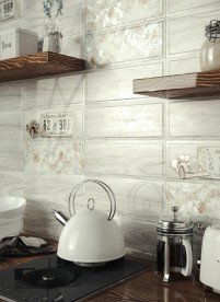 Декор InterCerama Blanko 40х15 см сірий 071 218302