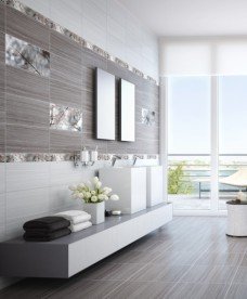 Декор InterCerama Magia 50х23 см серый 071 456505