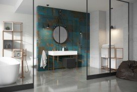 Декор скляний Paradyz Uniwersalne Inserto Szklane Azurro A 29,5х59,5 см IG--295X595-1-INSE.AOA