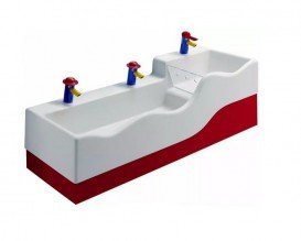 Декоративная боковая панель для раковины Geberit Bambini Varicor красный 431020227