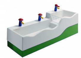 Декоративна бічна панель для раковини Geberit Bambini Varicor зелений 431020229