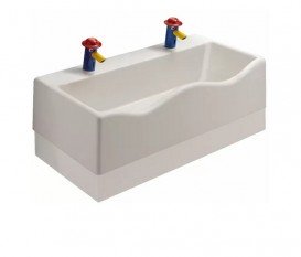 Декоративна фронтальна панель для раковини Geberit Bambini Varicor альпін білий 430210016