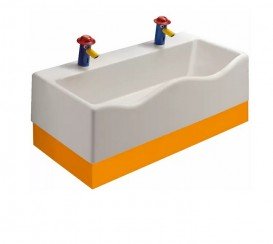 Декоративна фронтальна панель для раковини Geberit Bambini Varicor помаранчевий 430210301