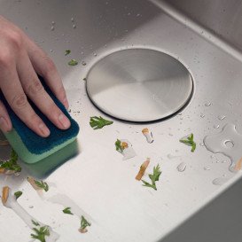 Декоративна кришка зливу Kraus нержавіюча сталь STC-2