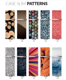 Декоративная накладная панель Terma Case Slim Glass Picture 42х136 см стекло графика WRBCSP136042