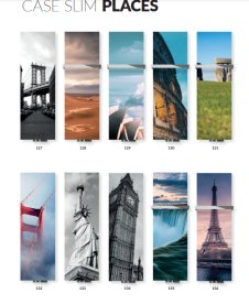 Декоративная накладная панель Terma Case Slim Glass Picture 62х158,5 см стекло графика WRBCSP158062