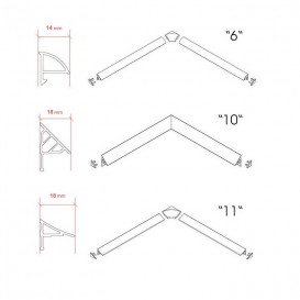 Декоративна планка для душового піддону Ravak 10/2000 універсальна біла XB452000001