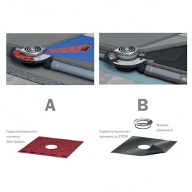 Декоративная решетка для трапа TECE TECEdrainpoint S 100 мм в стальной рамке с фиксаторами и монтажным элементом 3660009