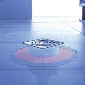 Декоративная решетка для трапа TECE TECEdrainpoint S 100 мм в стальной рамке с фиксаторами и монтажным элементом 3660009