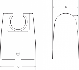 Тримач для душової лійки Jika Rio на 3 позиції хром H3691R00045001
