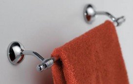 Тримач для рушників FLAB Polo il Classico 56 см настінний латунь хром 518 CHR