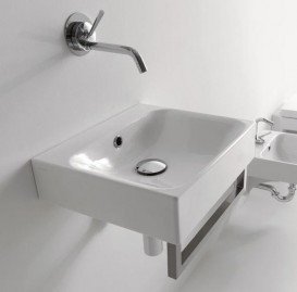 Тримач для рушників фронтальний Kerasan Cento 375 мм хром 911501