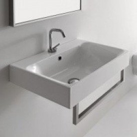 Тримач для рушників фронтальний Kerasan Cento 410 мм хром 911601