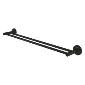 Тримач для рушників Grohe QuickFix Start подвійний метал чорний матовий 412032430