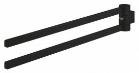 Тримач для рушників Grohe Selection поворотний метал фантомний чорний 41219KF0