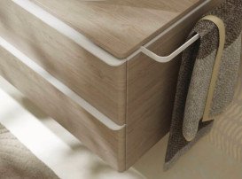 Тримач для рушників Hansgrohe Xelu Q 42,8 см матовий білий 54143700