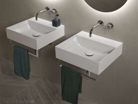 Держатель для полотенец Hatria Bahia 13 60 см хром BHTWLH0600770