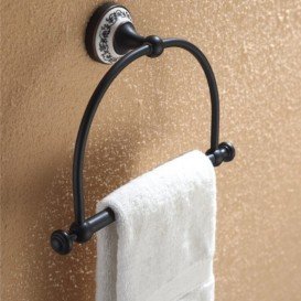 Держатель для полотенец Kraus Apollo настенный темный шоколад KEA-16525ORB