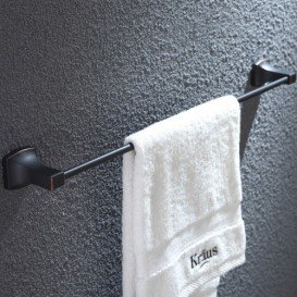 Держатель для полотенец Kraus Fortis настенный 600 мм темный шоколад KEA-13337ORB