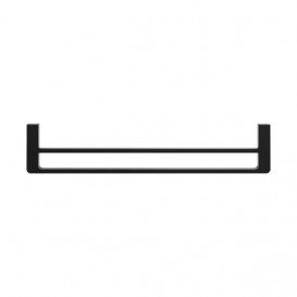 Тримач для рушників Ravak 10° подвійний 63 см латунь чорний матовий X07P562