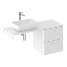 Держатель для полотенец Ravak Balance II 46,5 см металл белый X000001817