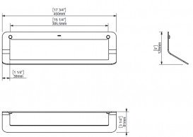 Тримач для рушників Sonia Quick 45 см алюмінієва сталь 185498