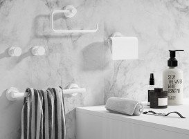 Держатель для полотенец Sonia Tecno Project White 51 см настенный латунь белый матовый 166077