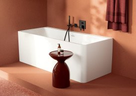 Тримач для ручного душу Villeroy & Boch Universal Showers із шланговим підключенням матовий чорний TVC000463000K5