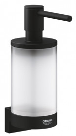 Тримач для склянки/дозатора рідкого мила Grohe Selection метал фантомний чорний 41217KF0
