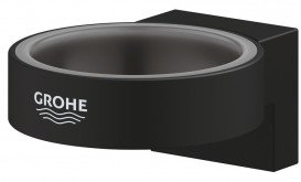 Тримач для склянки/дозатора рідкого мила Grohe Selection метал фантомний чорний 41217KF0