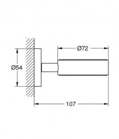 Держатель для стакана/дозатора жидкого мыла Grohe Essentials металл черный матовый 1024662430