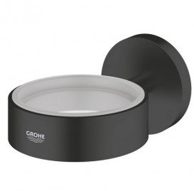 Держатель для стакана/дозатора жидкого мыла Grohe Essentials металл черный матовый 1024662430