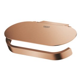 Тримач для туалетного паперу Grohe Selection із кришкою метал теплий захід сонця матовий 41069DL0