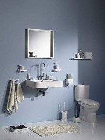 Держатель для туалетной бумаги Haceka Yoly открытый пластик белый 1137994