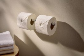 Держатель для туалетной бумаги Hansgrohe AddStoris S двойной металл хром 41768000