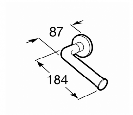 Держатель для туалетной бумаги Roca Hotels 2.0 хром A816725001