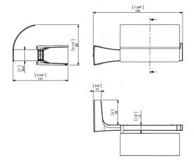 Держатель для туалетной бумаги Sonia S7 с крышкой латунь золото 38425