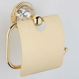Тримач для туалетного паперу THG Najem із кришкою золото G17 H44 00538AC