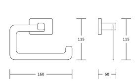 Тримач для туалетного паперу VBI Mars метал золото VBI-040111GL