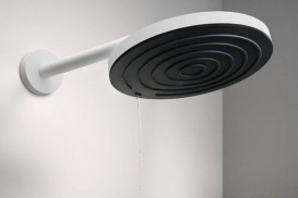 Тримач для верхнього душу Hansgrohe Pulsify S настінний 39 см латунь/пластик матовий білий 24357700