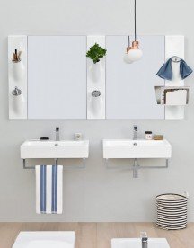 Держатель для газет и журналов ArtCeram Sotto Sopra + Up белый ACA031